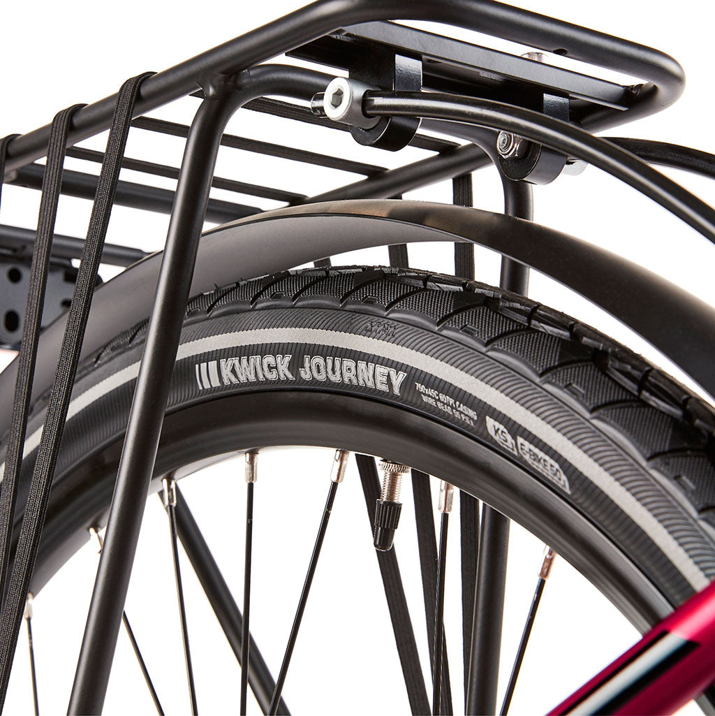 ezego commute ex ladies electric mountain bike - matt metallic purple - 250w